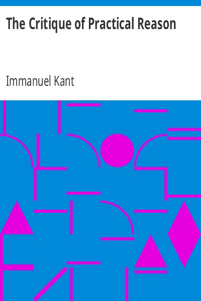 Couverture de Kant - Critique of the Practical Reason